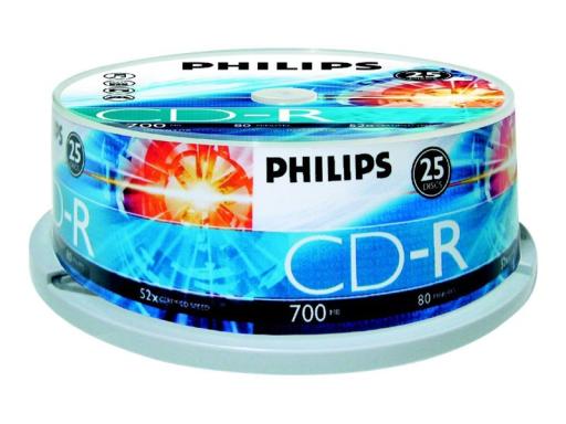 Philips CD-R 80min/700MB 25er Pack