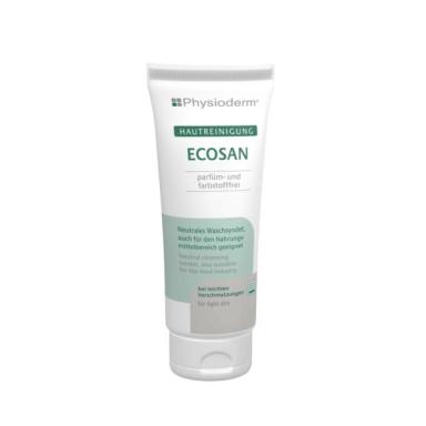 Physioderm® Ecosan | 200 ml Tube bei leichten Verschmutzungen, besonders geeignet für den Nahrungs- und Genussmittelbereich