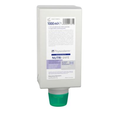 Physioderm® NUTRI SAFE | 1000 ml VarioflascheHautschutzcreme beim Umgang mit wasserlöslichen Arbeitstoffen, speziell im Nahrungsmittelbereich, passende Spender (70481, 70412, 70414)