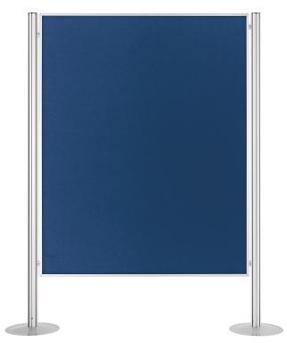 Pintafel doppelseitig (Filz blau, 1200x1500mm)