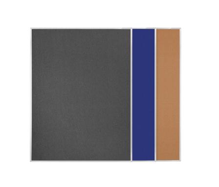 Pintafel einseitig (1500x1000mm, Filz blau)
