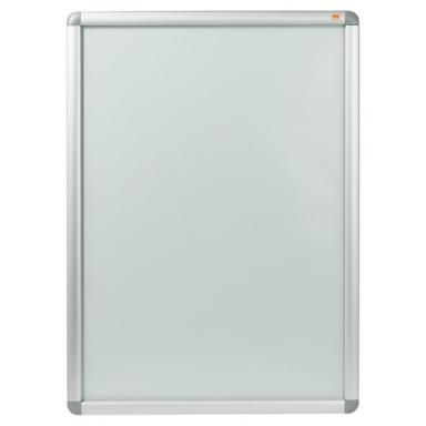Plakatrahmen A1 wetterfest silber wetterfest, blendfreie PVC-Abdeckung