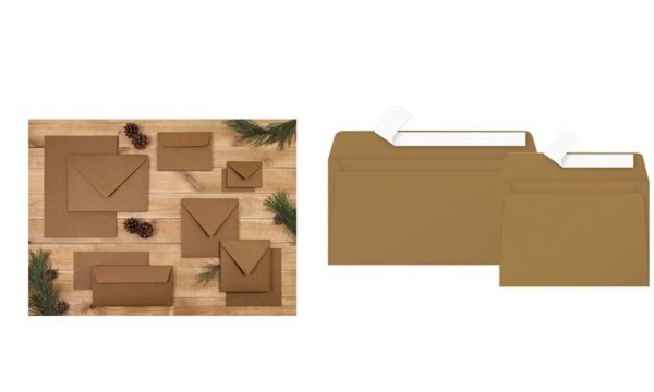 Pollen by Clairefontaine Briefumsch lag Kraft, 90 x 140 mm (8016725)