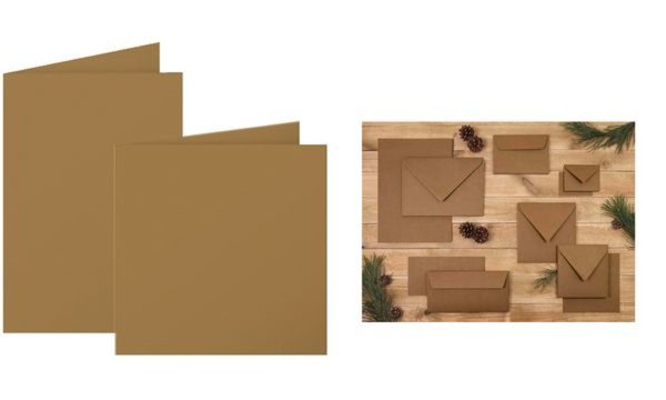 Pollen by Clairefontaine Doppelkart e C6, Kraft braun (8016738)