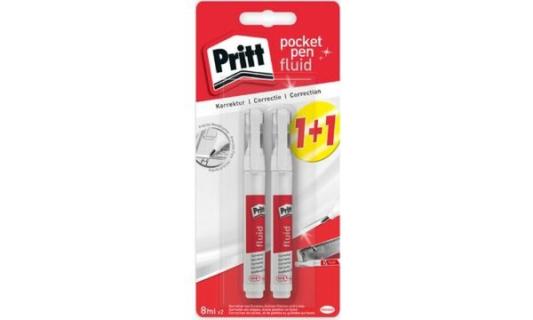 Pritt Korrekturstift Pocket Pen Flu id, 2er Blisterkarte (56335456)