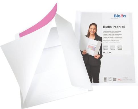 Präsentationsmappe PEARL #2, 24,5 x 31,5cm, mit Sichttasche oben