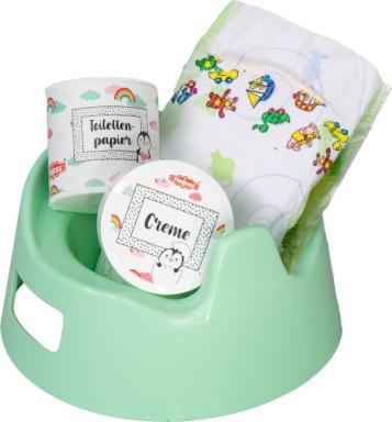 Pu-Töpfchenset Pinguin mit Zubehör, Nr: 806