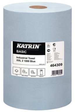 Putzrolle Katrin Basic XXL 2 blue 1000 Bl.,2 lg.2x360m Blatt 38x36cm Putzrolle Katrin Basic XXL 2 blue 1000 Bl.,2 lg.2x360m Blatt 38x36cm