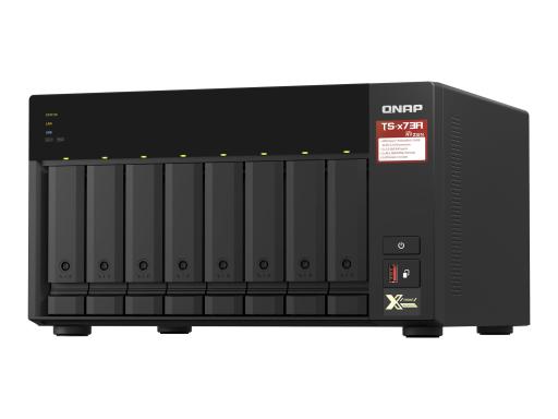 QNAP 8-bay NAS AMD Ryzen Embedded V1500B 2.2GHz 8GB 8xSATA 6Gb/s bays 2xM.2 NVM