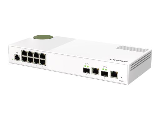QNAP QSW-M2108-2C - Switch - managed - 2 x 10 Gigabit SFP+ + 8 x 2.5GBase-T - D