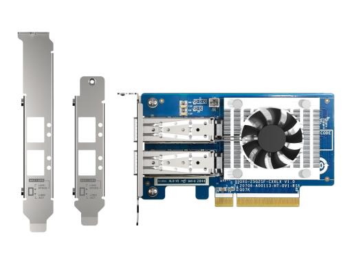 QNAP QXG-25G2SF-CX6 - Netzwerkadapter - PCIe 4.0 x8 Low-Profile - 25 Gigabit SF