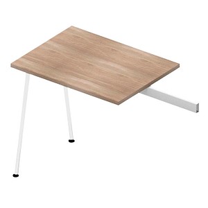 Quadrifoglio Anbautisch X3 ulme rechteckig 80,0 x 60,0 x 75,0 cm