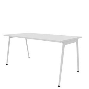 Quadrifoglio X3 Schreibtisch weiß rechteckig 160,0 x 80,0 cm