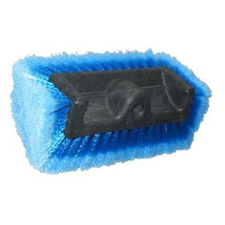 Quadro Bürste, weiche Borsten/Fasern | 25 cm Waschbürste für wasserführende Stangensysteme