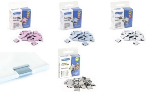 RAPESCO Dokumentenclips Supaclip 40 , Edelstahl, 200 Stück (65800162)