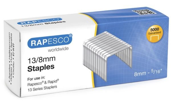 RAPESCO Heftklammern für Handtacker 13/8 mm, verzinkt (65800130)
