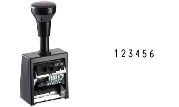 REINER Paginierstempel B6K, Schrift höhe: 5,5 mm (334672900)