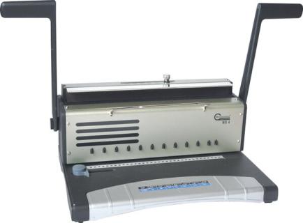 Drahtkammbindemaschine WB 4 - 3:1 stanzt bis zu 15 Blatt