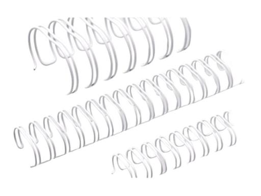 RENZ RING WIRE - 14,3 mm - 23 Ringe - A4 (210 x 297 mm) - 120 Blätter - weiß - 