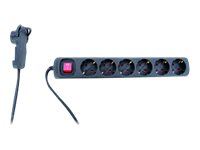 REV RITTER Steckdosenleiste Smart 6-fach 2m schwarz