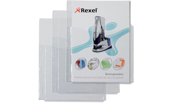 REXEL Faltentasche A4 - fs (5) - 210 x 297 mm (A4) - Transparent - Polyvinylchl