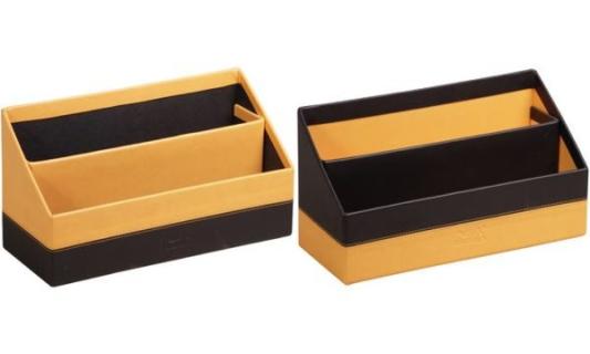 RHODIA Briefständer, aus Kunstleder , orange (8017070)
