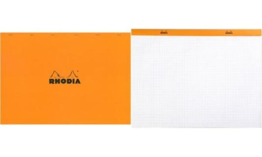 RHODIA Notizblock No. 38, DIN A3+, kariert, orange (8017052)