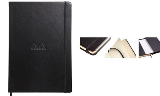 RHODIA Notizbuch Webnotebook, DIN A4, gepunktet, schwarz (8017050)