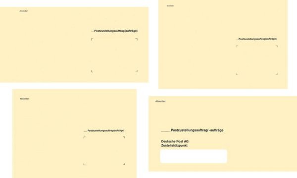 RNK Verlag Zustellungsumschlag, DIN B4, ohne Fenster, gelb (6530045)