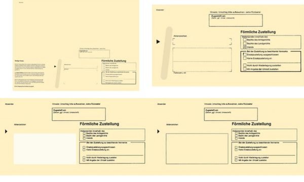RNK Verlag Zustellungsumschlag, DIN lang, ohne Fenster, gelb (6530049)