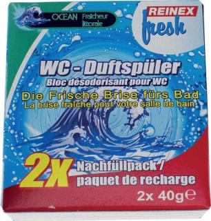 WC-Duftspüler Nachffüllung Ocean, 2er passend für Duftspüler 1044,1045,10709