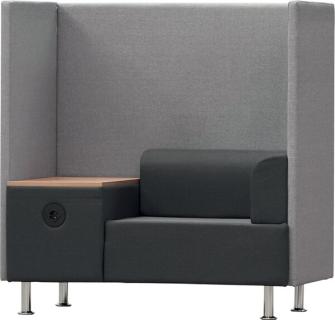 rocada Besprechungsecke Soft Seating schwarz, grau grau