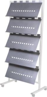 Regalböden für Prospektständer 8320 Beidseitig nutzbar, magnetische Fläche