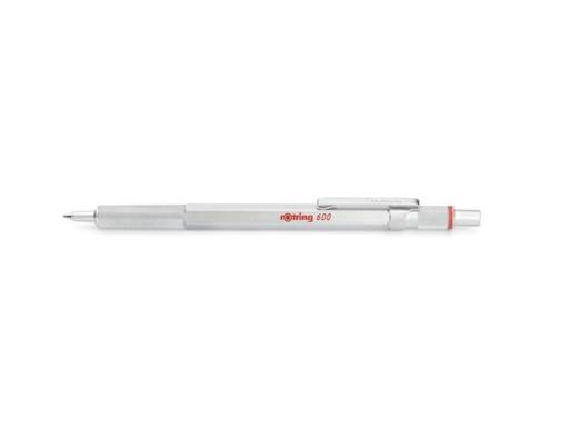 ROTRING Kugelschreiber 600 Silber, M-Blau