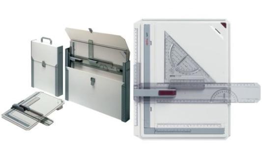 ROTRING Schnell-Zeichenplatte rapid A3, im College Case aus schlagfestem Kunsts