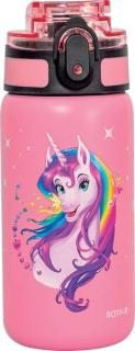 ROTH Isolier-Trinkflasche "Einhornportrait", 350 ml