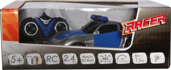 Racer R/C Polizeiwagen 2.4GHz, 1:24, Nr: 33740107