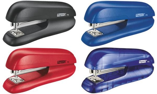 Rapid Heftgerät F6, Heftleistung: 2 0 Blatt, blau-transparent (68500271