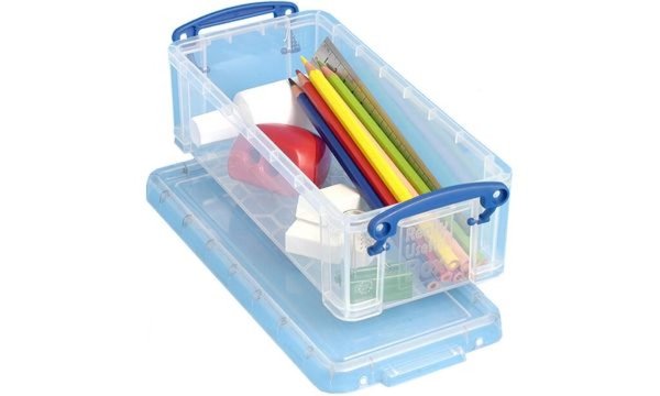 Really Useful Box Aufbewahrungsbox 0,90 Liter, transparent (24805552)