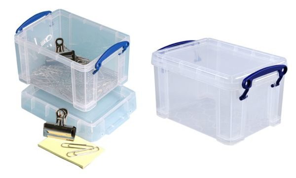 Really Useful Box Aufbewahrungsbox 1,6 Liter, transparent (24800357)