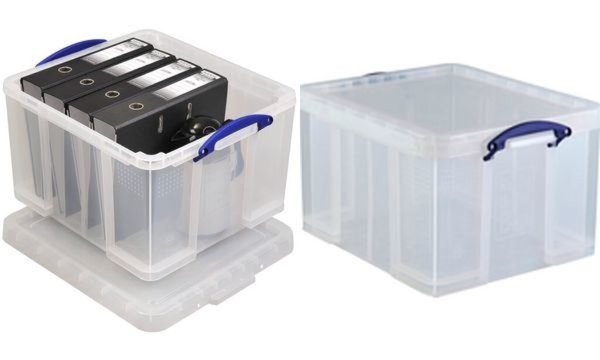 Really Useful Box Aufbewahrungsbox 42 Liter, transparent (24801170)