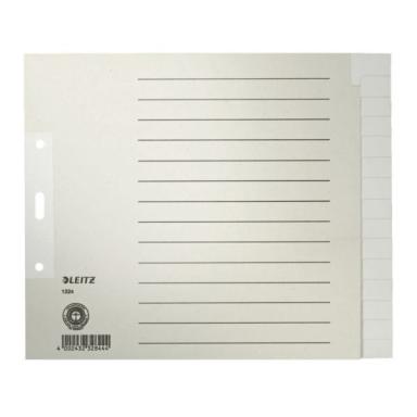 Register Blanko A4 20cm 15Bl grau 100g/qm Tauenpapier RC