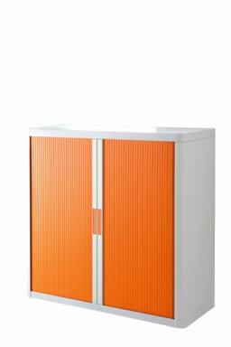 Rolladenschrank Stecksystem easyOffice weiss / orange 1m