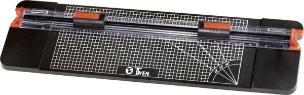 Rollschneidemaschine A4, f.5 Blatt à 80g/qm, 300mm Schnittbreite, schwarz