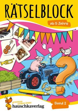 Rätselblock ab 5 Jahre, Band 2, Nr: 636