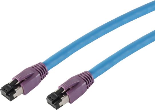 S-CONN 08-40031 S/FTP (S-STP) Blau 2m Cat8 Netzwerkkabel (08-40031)