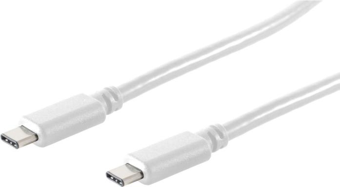 S-CONN 13-45156 1.5m USB C USB C Männlich Männlich Weiß USB Kabel (13-45156)