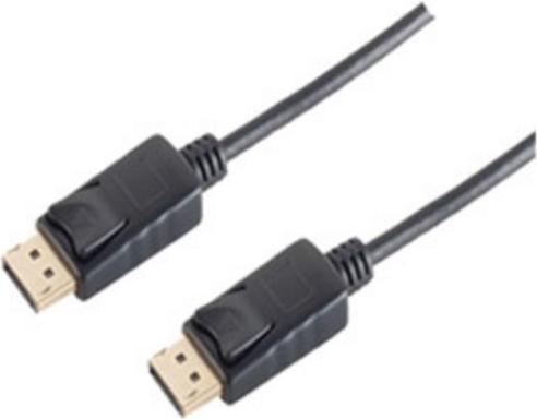 S-CONN BS10-50035 DisplayPort-Kabel 2 m Schwarz (BS10-50035)