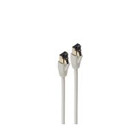 S-CONN shiverpeaks BASIC-S Patchkabel, Kat. 8, F/FTP, 7,5 m, grau RJ45 Stecker 