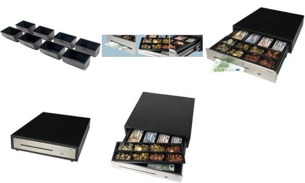 SAFESCAN HD-4141S - Cash Drawer - Schwarz, Silber (132-0426)